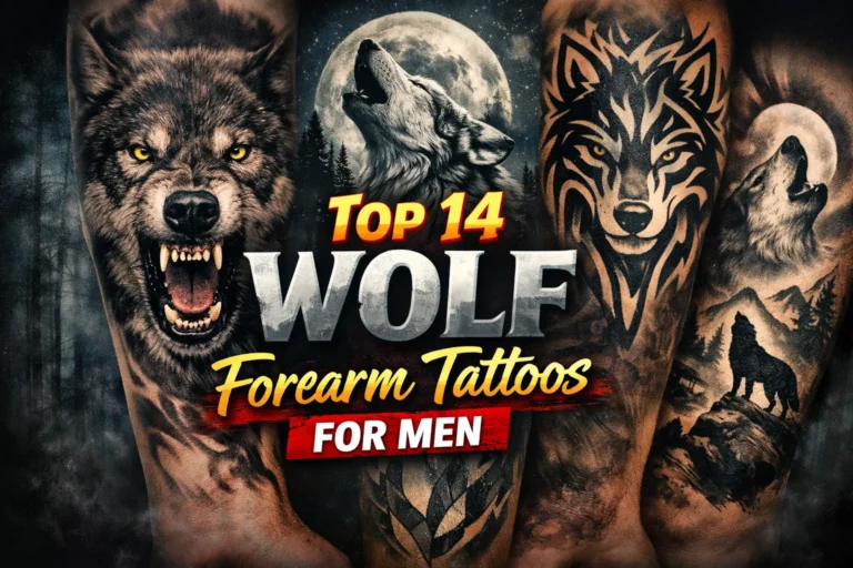 Top 14 wolf forearm tattoos for men featuring realistic, tribal, and geometric wolf tattoo designs